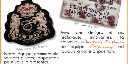 Collection PRIMWAY Hiver 2012