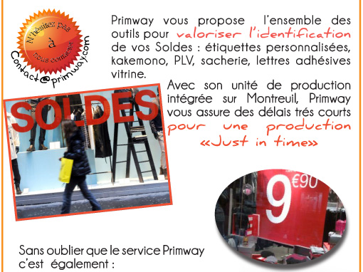 Signalétique SOLDES